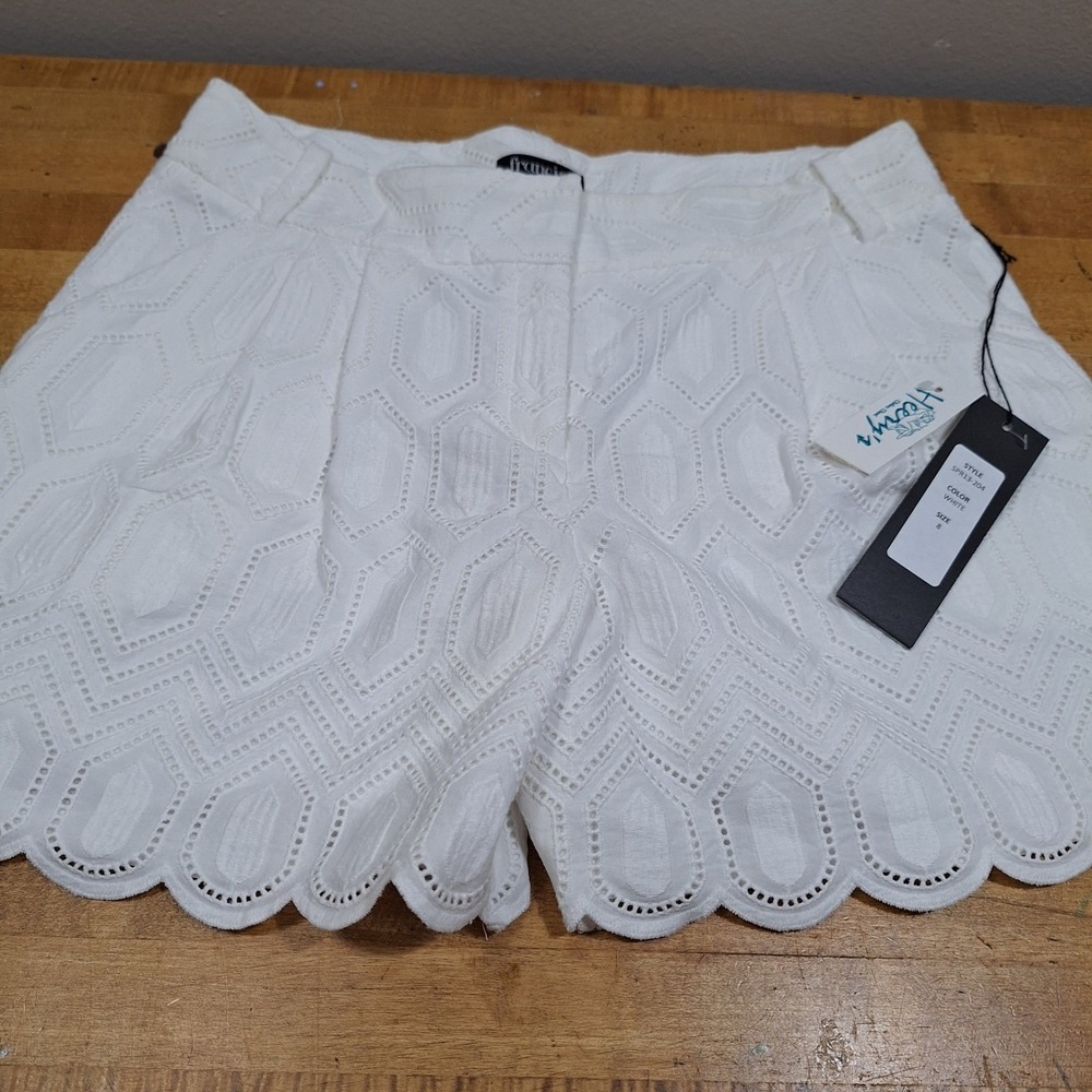 New‎ Francis Christian Francis Roth Shorts Sz8 Lillian Scalloped Eyelet Orig$218